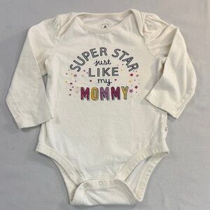 GAP - Super Star Cream Long sleeve  One Piece/Onesie top